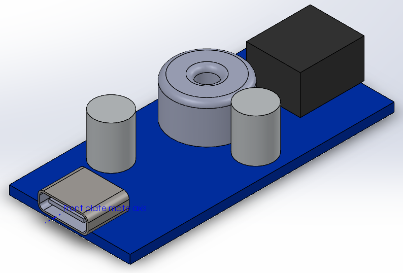 Car Charger circuit in solidworks